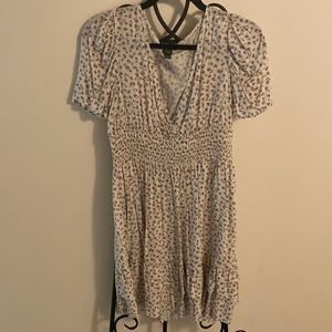 Wild fable white floral dress